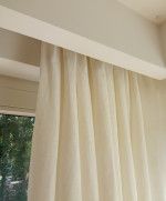 Hided curtain rod